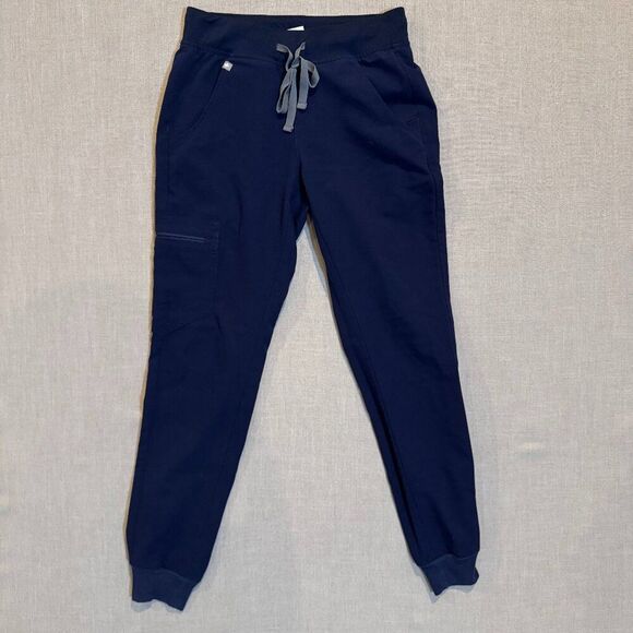 FIGS Zamora Jogger Scrub Pants XXS Navy Blue Technical Collection - Picture 1 of 8